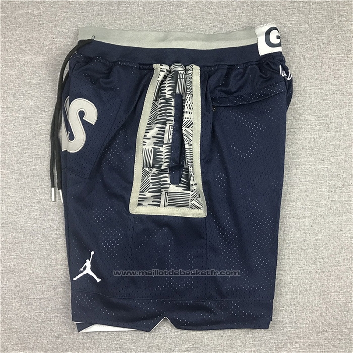 Short Georgetown Hoyas Just Don 1995-96 Bleu